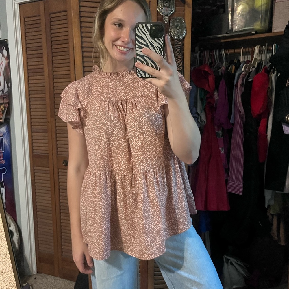 Size medium, blouse, worn once